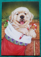 Karácsonyi kinyitható  üdvözlő képeslap