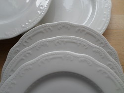 6 db Tognana olasz fehér porcelán kistányér tányér 21,5 cm