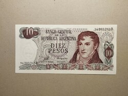 Argentína - 10 Pesos 1973 UNC