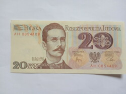 Unc 20 zloty Poland 1982 !! (2)