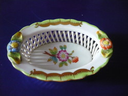 Antique Herend basket, floral