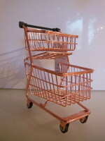 Shopping trolley - new - metal - 17 x 14 x 10 cm