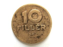 10 Fillér 1946 Hungarian state bill