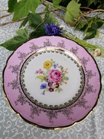 Rose bouquet porcelain serving bowl