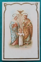 Antique religious embossed postcard, postal clean