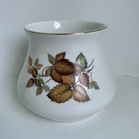 Aquincum porcelain vase with leaf pattern