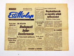 1976 August 7 / evening newspaper / for birthday :-) original, old newspaper no.: 26048