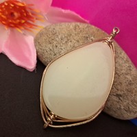 Gold-plated pendant 5 cm