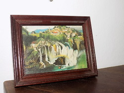 Miniature, Czöntváry Kosztka Tivadar, Jajce Waterfall