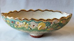 Beautiful ceramic boat bowl from Bukrán