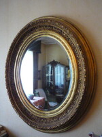Oval antique Biedermeier mirror 4203 05