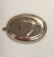Silver cloth ornament or money clip
