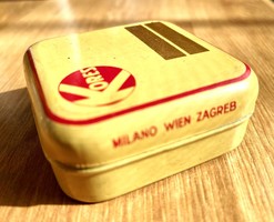 Régi Kores írógépszalagtartó fém doboz, pléh doboz, antik 1930-as évek