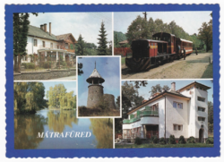 Mátrafüred - régi képeslap