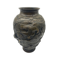 Large metal 19th century vase m00585