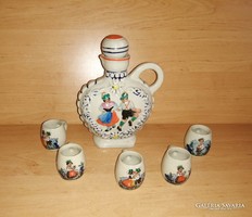 German porcelain drinking set (5/k)