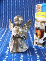 Réz miniatűr angyalka gyertyatartó