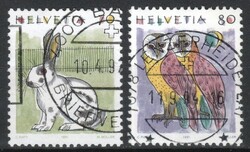 Svájc 1751 Mi 1436-1437       1,50 Euró