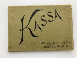 Kassa, Felvidék - 1900-as évek, leporelló 16 képeslappal - gyűjtői