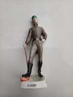 Rare hólloháza porcelain miner figure. In found condition.