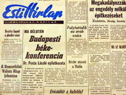 1975 February 20 / evening newspaper / newspaper - Hungarian / daily. No.: 26055
