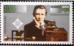 N1803 / Germany 1995 100 years old radio stamp postage stamp