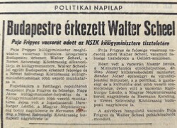 1974 április 14  /  Magyar Hírlap  /  Ssz.:  23148