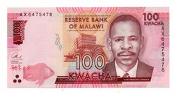 100    Kwacha         2016     Malawi