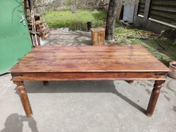 Rare, large 180*90 cm, antique, solid walnut dining table, bought in Tuscany, in very nice condition