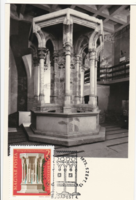 Visegrád Anjou-kori kútház a királyi palotából - CM képeslap