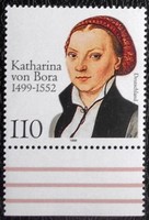 N2029sz / Németország 1999 Katharina von Bora bélyeg postatiszta ívszéli