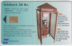 Külföldi telefonkártya 0491  Dánia    1998