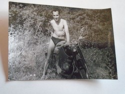 D202018   Duna  1959 - motorbicikli   régi fotó