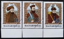 M4168-70sz / 1992 Történelmi Arcképcsarnok IV. bélyegsor postatiszta mintabélyeg ívszéli