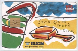 Foreign phone card 0505 Argentina 1995