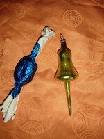 Christmas tree decoration - bell with an interesting inner stem