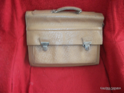 Antique light beige briefcase in preserved condition