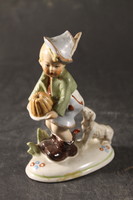 German porcelain pastry boy with dog 625