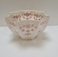 Zsolnay flower-patterned star-shaped bowl - jubilee #1928