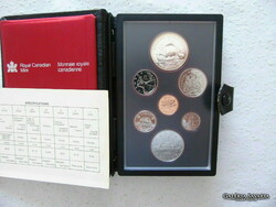 Kanada forgalmi sor 1979 PP cent - ezüst dollár  Dísztokban