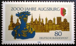 N1234 / Germany 1985 Augsburg 2000 year old stamp postal clean
