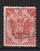 1894 K.u.k Bosznia Hercegovina Könyvnyomat 5 Kr / piros ponttal