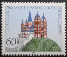 N1250 / Germany 1985 stamp of the Limburg Cathedral postage stamp