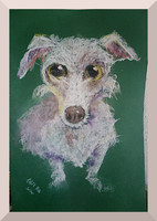 Picur (dogs + cats pastel) 50x35cm