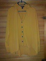 New look longer back mustard shirt. L, but also good for larger sizes. Bust: 56cm