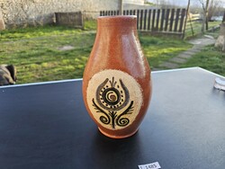 T1485 flower pattern ceramic vase 24 cm