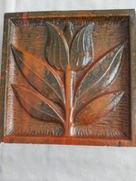 Iparművészeti kályha csempe Zalaegerszeg Tulipán