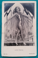 Külföldi színésznő , Lilian Harvey - filmsztár , vintage képeslap