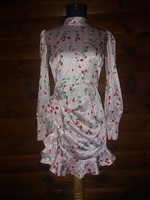 Pretty ruffled floral midi casual dress. Xs bust: 45cm, waist: 34cm.