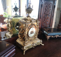 III. Napoleonic French half-baked fireplace clock